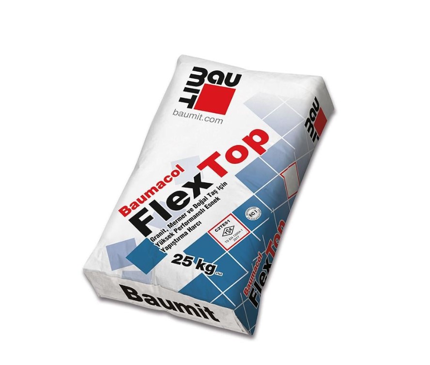 FLEX TOP GRI SERAMIK YAPISTIRICI C2TES1 25 KG